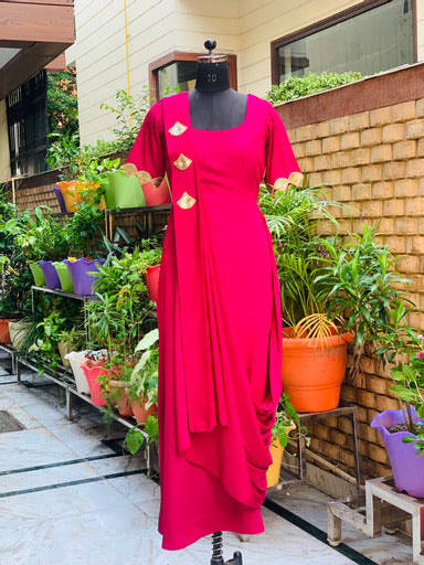 Hot Pink Stunning Drape