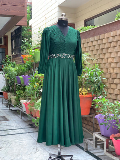 Bottle Green Stunning Gown