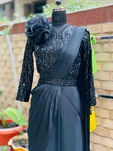 saree gown