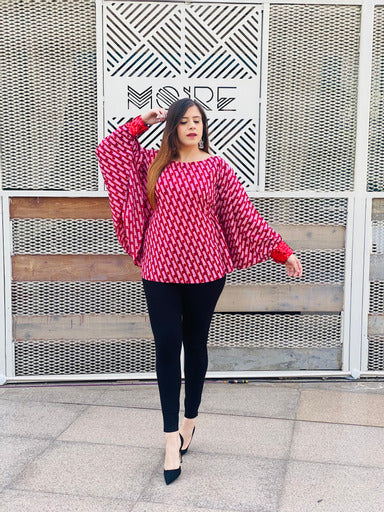 long butterfly top