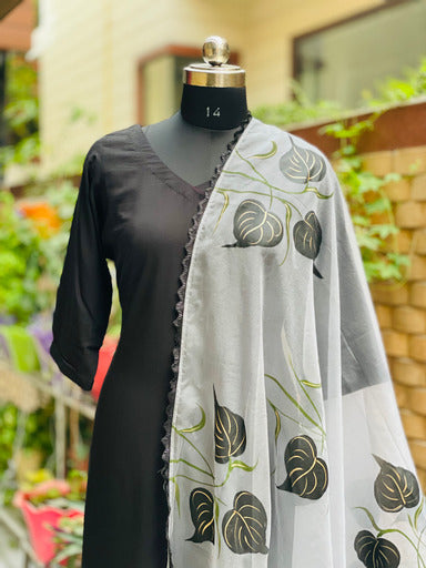 Black Rayon Suit