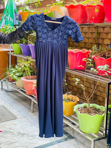 Navy Blue Kids Drape