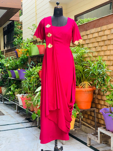 Hot Pink Stunning Drape